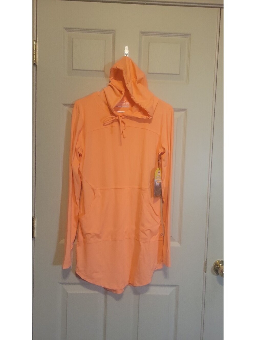 Avalanche Women's Lightweight UPF 50+ Protection Hoodie, Medium, Peach